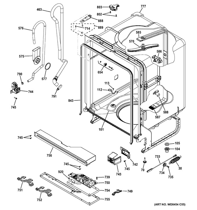 Diagram for GDF520PGD0BB