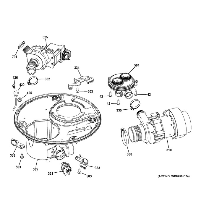 Diagram for GDF540HSD0SS
