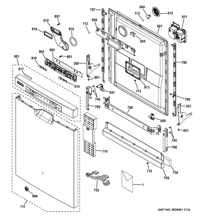 Diagram for GDF540HSF4SS