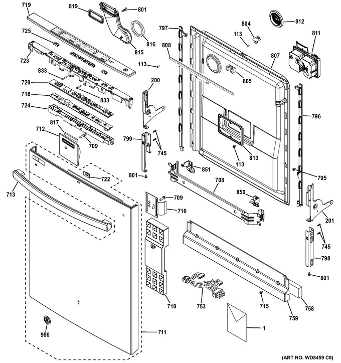 Diagram for GDT550HGD0WW