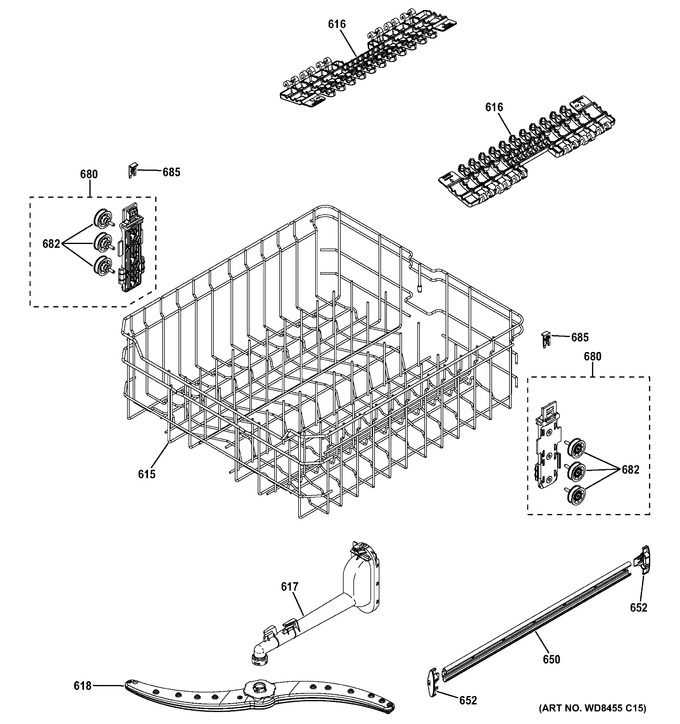 Diagram for GDT550HGD0WW