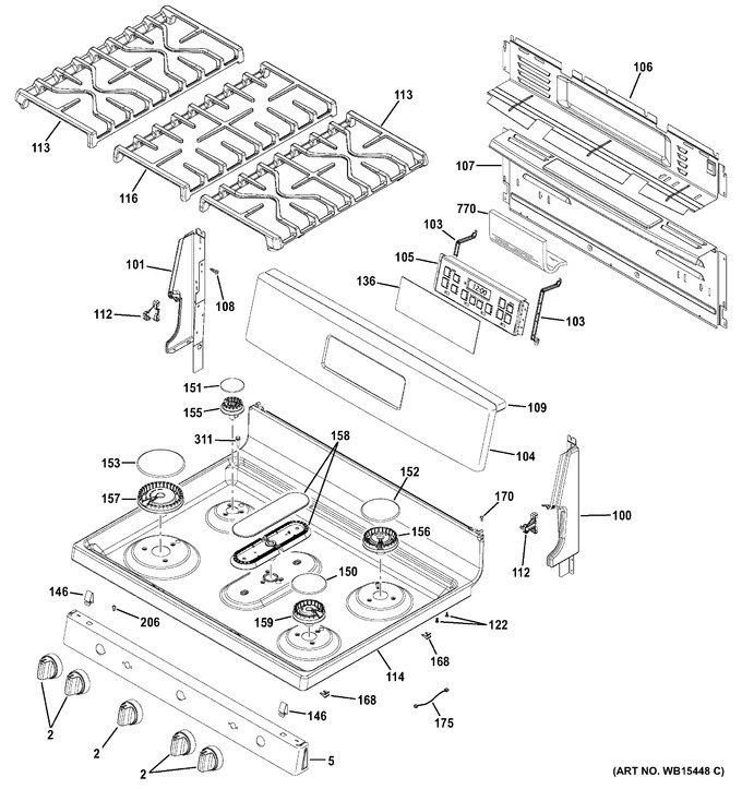 Diagram for JGB660SEJ1SS