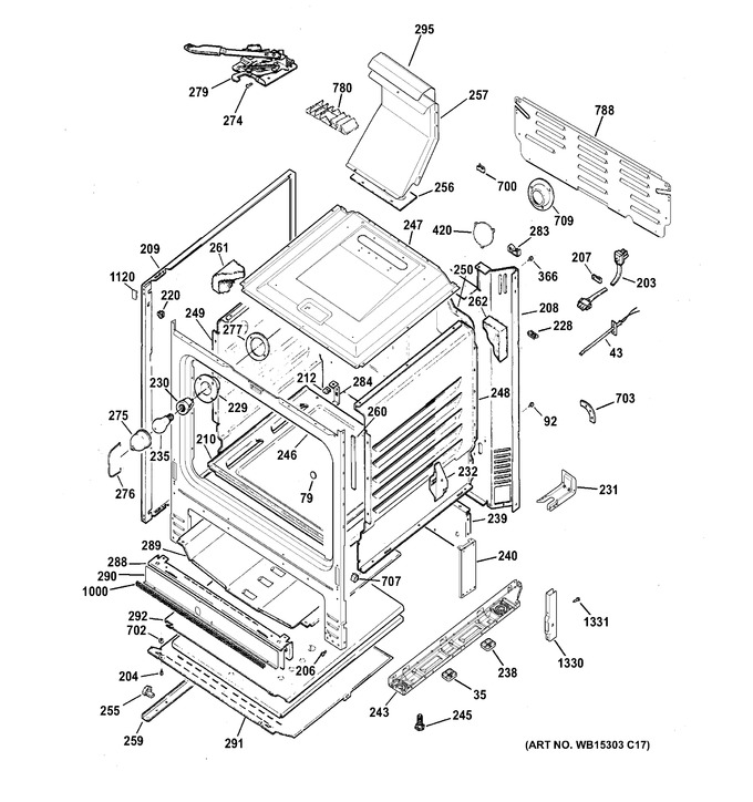 Diagram for JGB635DEK1CC