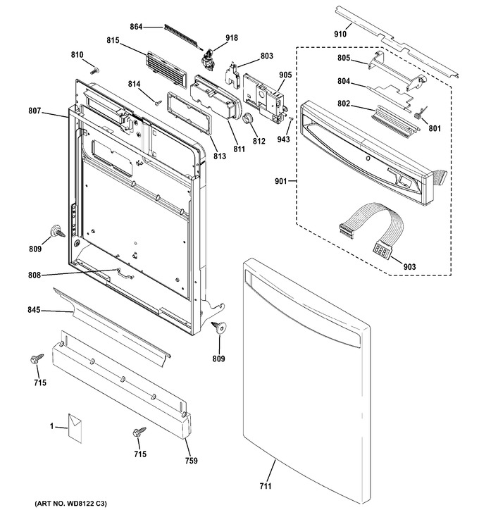 Diagram for PDW7800J01WW