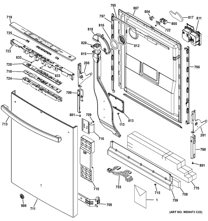 Diagram for GDT740SSF2SS