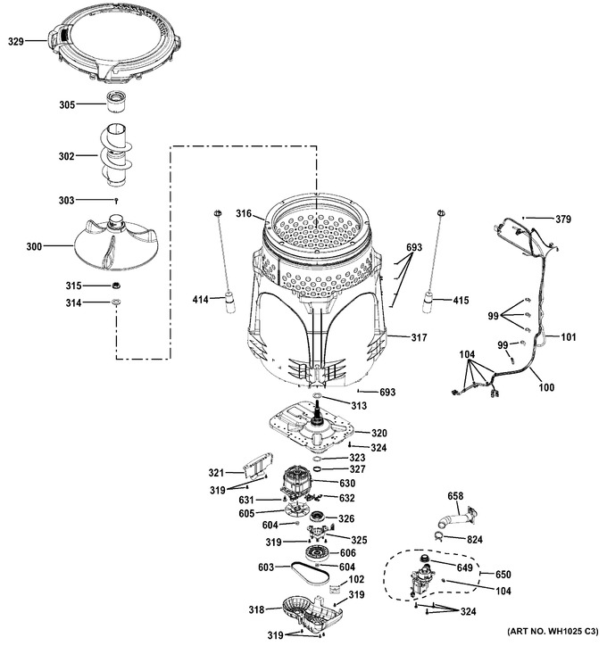 Diagram for GTW460AMJ0WW