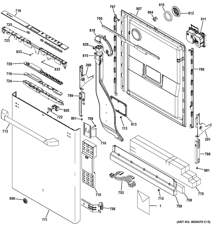 Diagram for CDT765SSF1SS