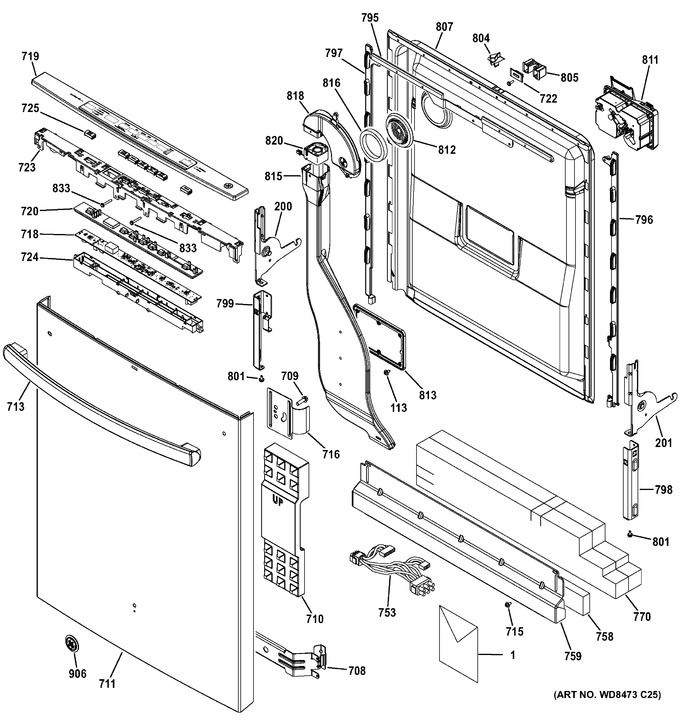 Diagram for GDT720SGF2BB