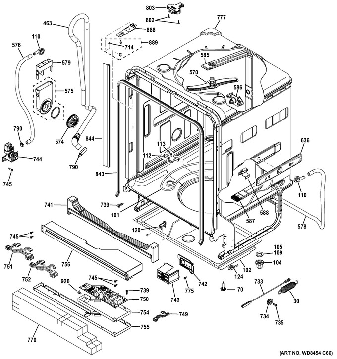 Diagram for GDT720SSF4SS