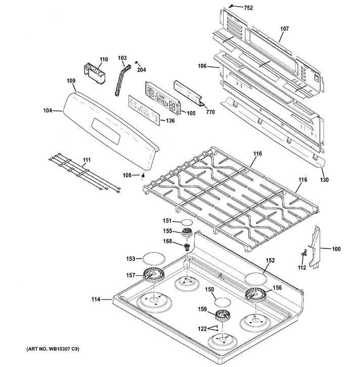 Diagram for JGB645EEK1ES