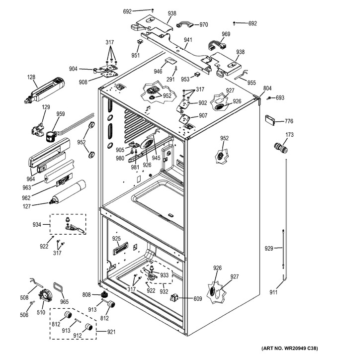 Diagram for CFE28USHBSS