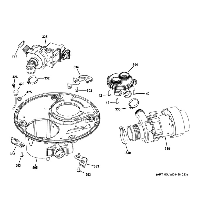 Diagram for GDF510PGD2BB