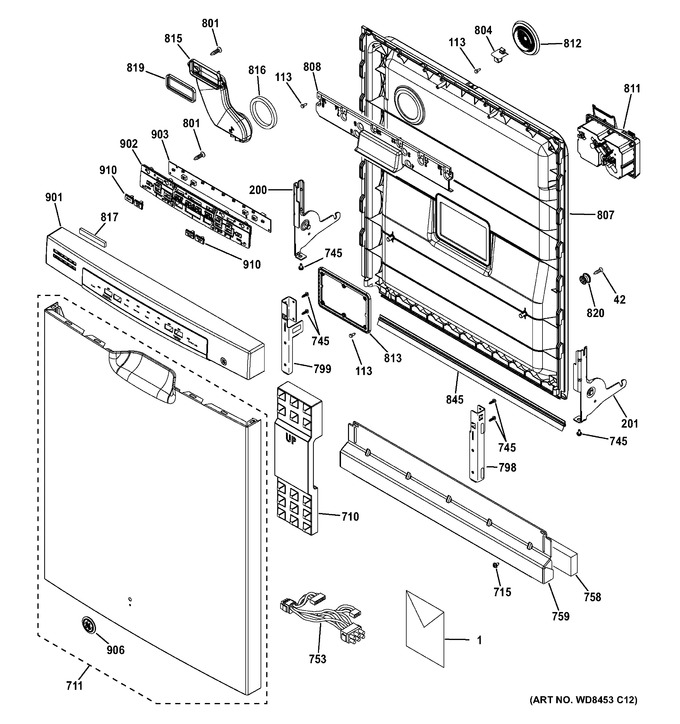 Diagram for GDF510PSD0SS
