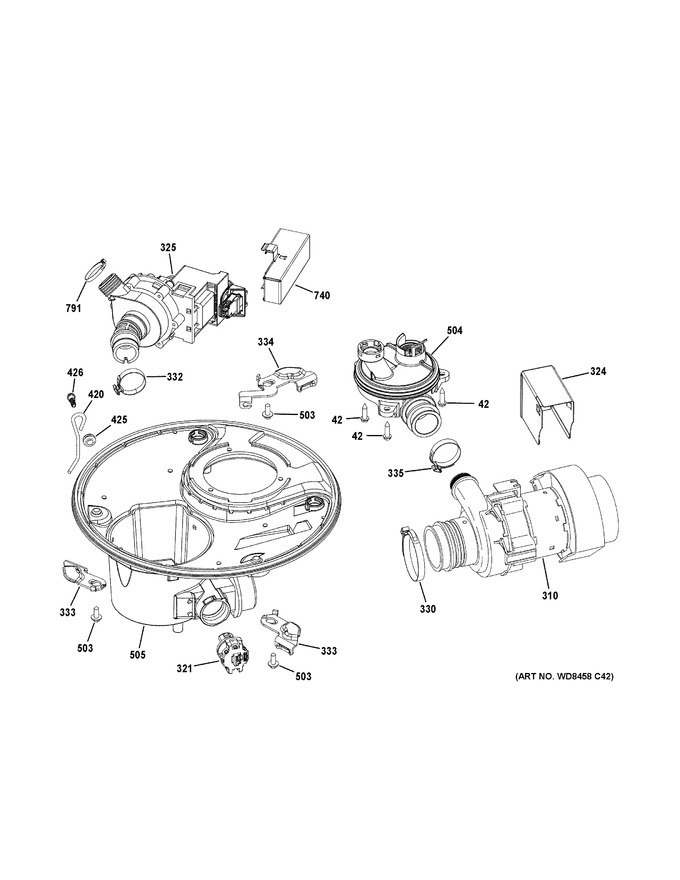 Diagram for GDT580SGF2WW