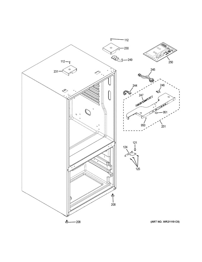 Diagram for GDE25EGKARBB