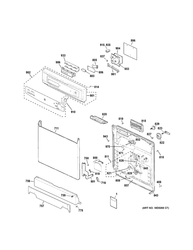 Diagram for GSC3500D45WW