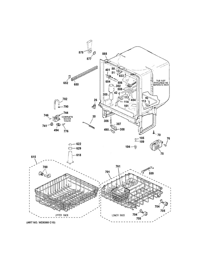 Diagram for GSC3500D50WW
