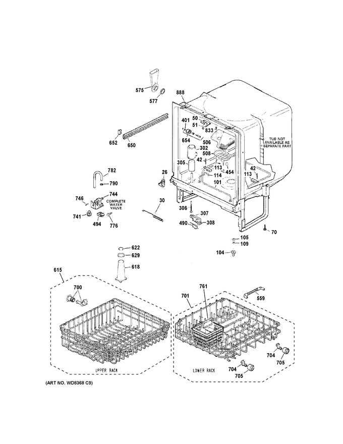 Diagram for GSC3500D00BB