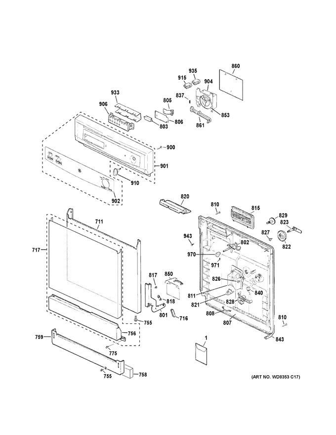Diagram for GSD3360K00SS