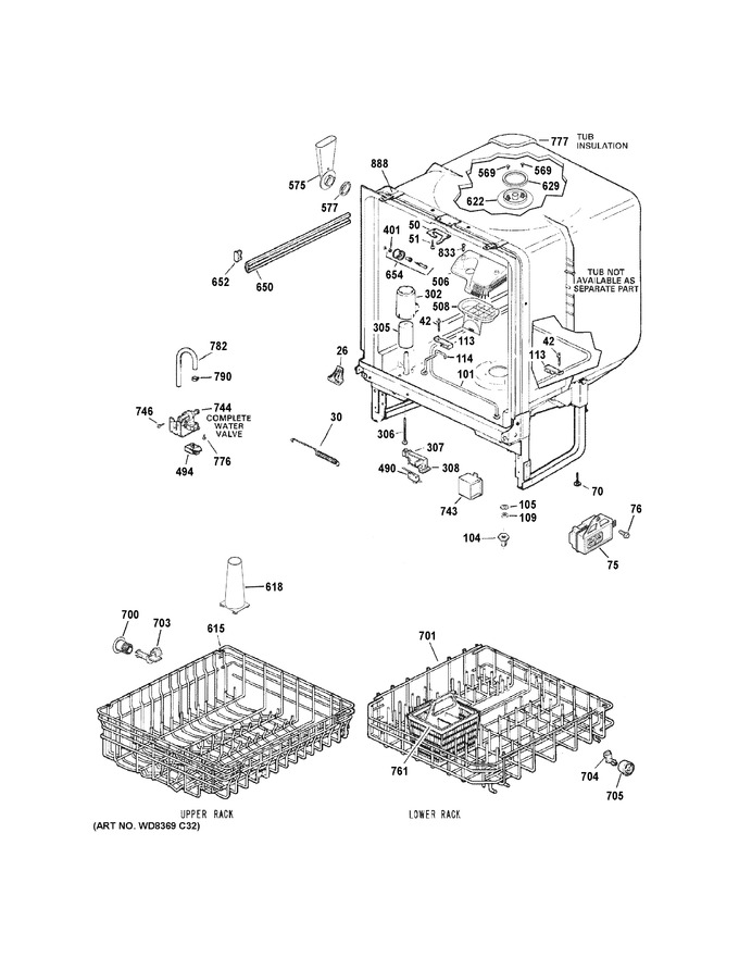 Diagram for GSD4060D50SS