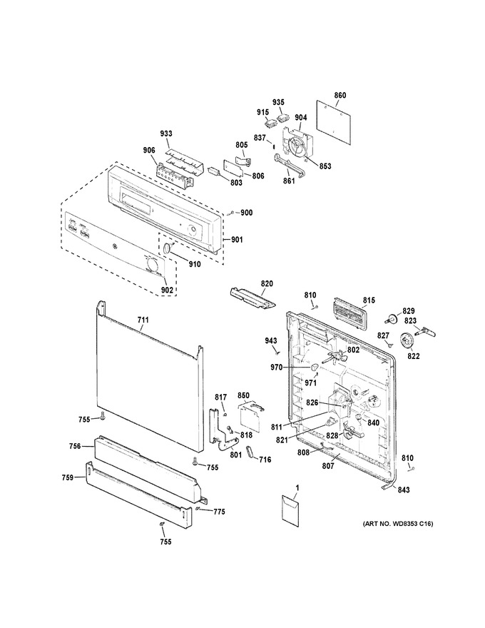 Diagram for GSD3300K00BB
