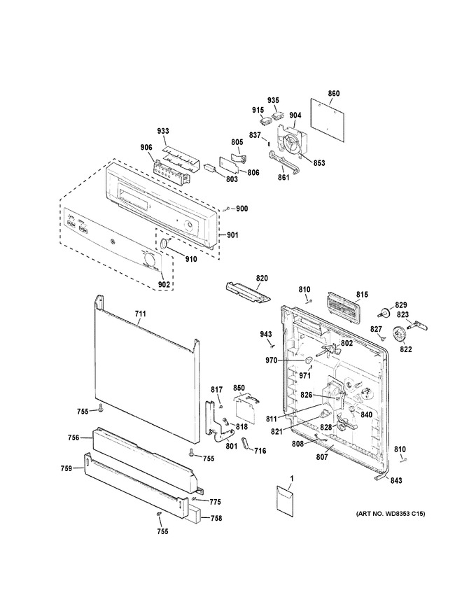 Diagram for GSD3340K00SA