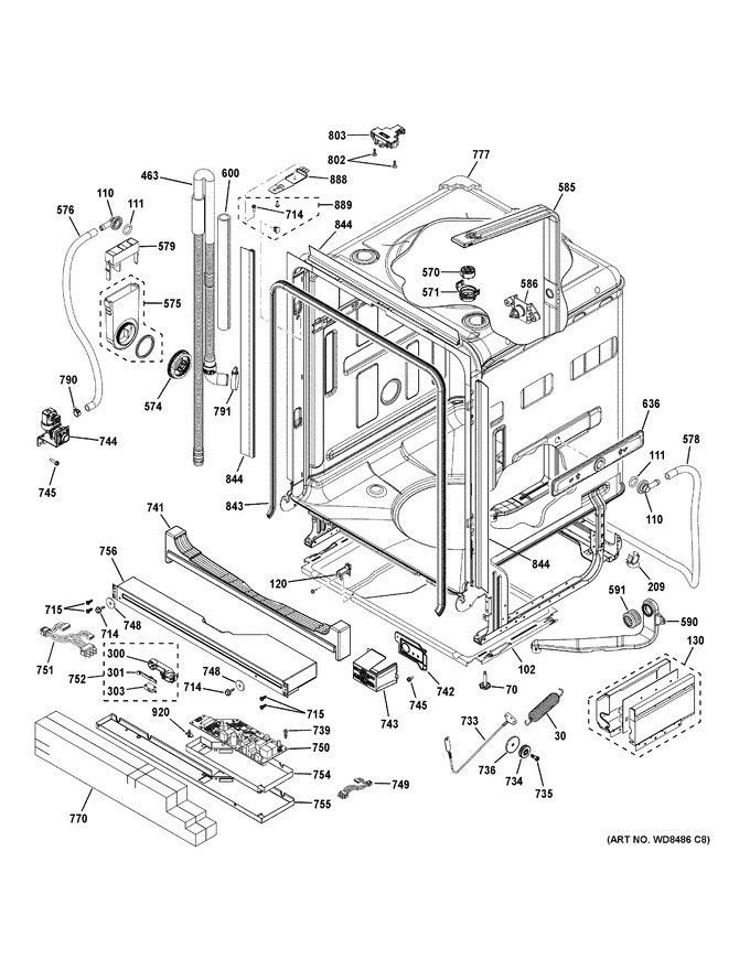 Diagram for CDT865SMJ0DS