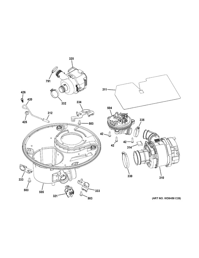 Diagram for CDT865SMJ0DS