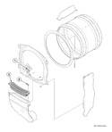 Diagram for Front Bulkhead, Air Duct And Felt Seal (drawing 2 Of 2)