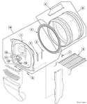 Diagram for Front Bulkhead, Felt Seal And Cylinder