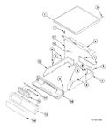 Diagram for Cabinet Top, Control Panel And Controls
