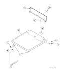 Diagram for Top And Hood Back Panel (rear Control Models)