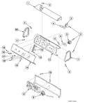 Diagram for Graphic Panel, Control Support Panel And Controls