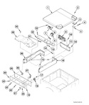 Diagram for Cabinet Top, Control Panel And Controls