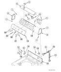 Diagram for Graphic Panel, Control Support Panel And Controls (drawing 8 of 9)