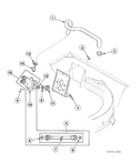 Diagram for Fill Hose, Mixing Valve-to-tub Cover Hose, Mixing Valve And bracket - All Models Except Aws48nw And Aws53nw