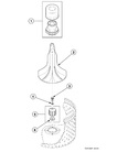 Diagram for Agitator, Drive Bell And Seal Seat (short Post Models)