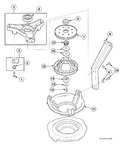 Diagram for Bearing Housing, Brake, Pulley And Pivot Dome